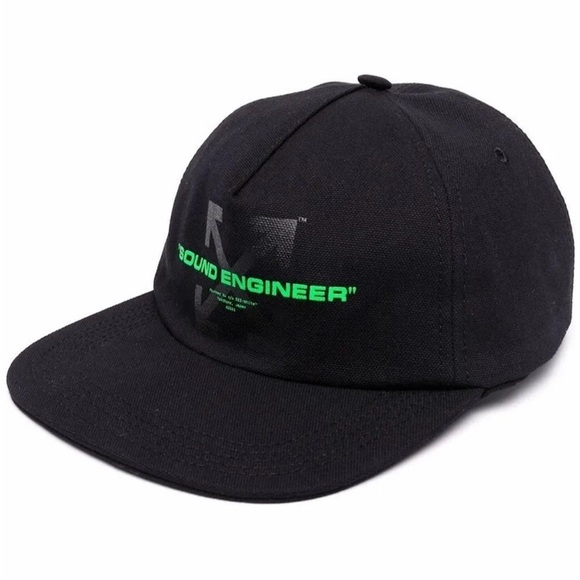 Off-White Other - Off-White Virgil Abloh Sound Engineer Pioneer DJ Baseball Cap Black RARE